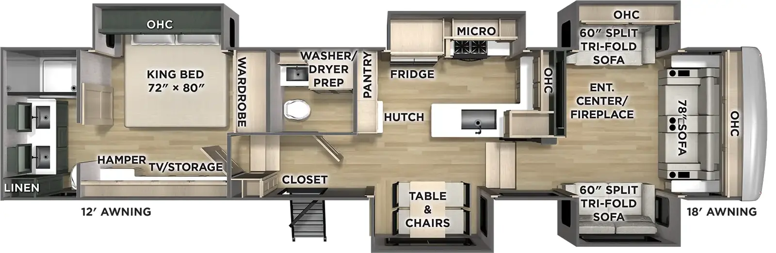 389FLH Floorplan Image